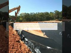 Кислородный индекс ≥30 процентов Геомембрана из полиэтилена высокой плотности (HDPE) Черный Белый Синий Зеленый Серый Красный Желтый Прочный Гибкий Водонепроницаемый Материал для облицовки