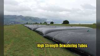 High Strength Geotextile Dewatering Tubes for Sediment