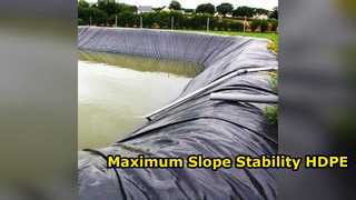 Double Sided Textured HDPE Geomembrane for Steep Slopes