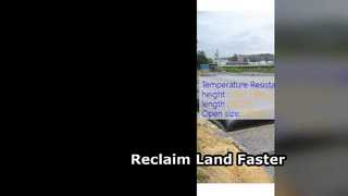 Геотекстильные обезвоживающие трубы для рекультивации