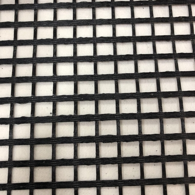 Черная стеклоткань Geogrid сетки для стабилизации земли мостовой