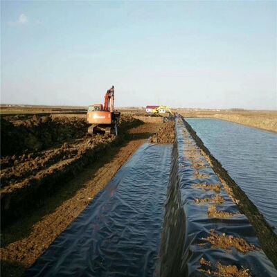 Водонепроницаемая геомембранная облицовка пруда HDPE для коммерческой аквакультуры рыбы и креветок