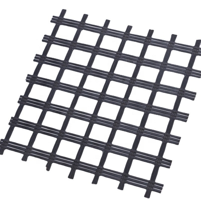 Битум покрыл крен сетки перевода стеклоткани Geogrid 25KN стеклоткани