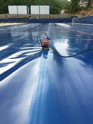 Место захоронения отходов вкладыша 1.5mm Geomembrane HDPE бассейна голубое