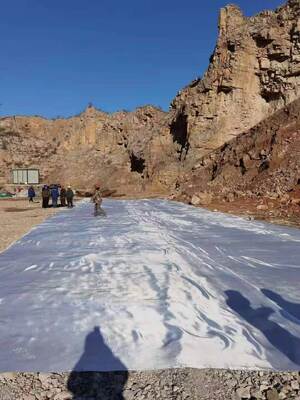 White Woven Geotextile Fabric Length 50m 100m Featuring CBR Puncture Strength ≥12KN Ideal for Soil Stabilization and Erosion Control Projects