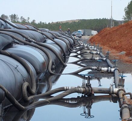 Устойчивые к давлению дренажные трубы из ПП геотекстиля 50 кН для фильтрации шлама пальмового масла