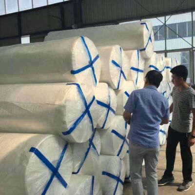 Good Filtration Eco-Friendly 150g 200g 300g PET Long Fiber Needle Punched Non Woven Geotextile For Coastal Slope Protection