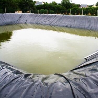 Безопасный для рыбы вкладыш из геомембраны HDPE для прудов, сельскохозяйственных ирригационных резервуаров