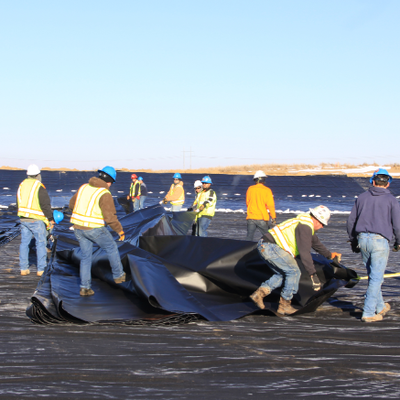 Устойчивая к проколам геомембранная подкладка из HDPE для прочного герметичного барьера в сельском хозяйстве и промышленности