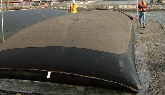 Черные геотекстильные дренажные трубы для песка, необходимые для намывных дам и проектов рекультивации земель