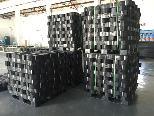 Текстурированный и пефорированный HDPE Geocell решетки гравия для строительства дорог