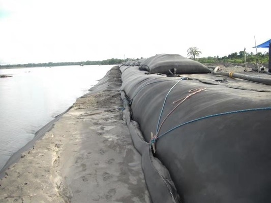 Чернота PP 120KN трубок Geotextile предохранения от размывания Dewatering