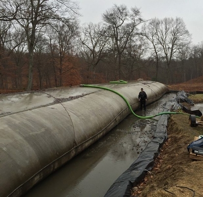 Трубки низкого Geotextile деформации Dewatering мочат извлекать цедильные мешки для Dewatering