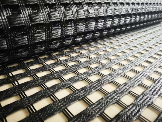 подкрепление Geogrid почвы 50m для прочности на растяжение стабилизации дороги высокой