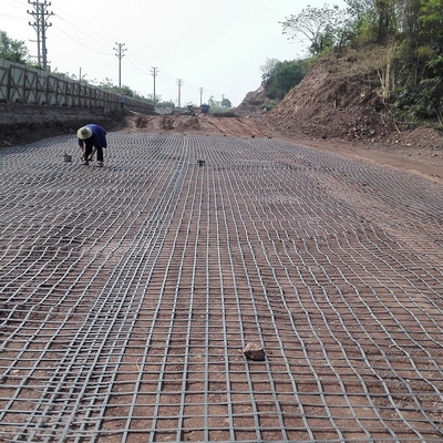Стена сохраняя стальное пластиковое направление высокой напряженности Geogrid составное