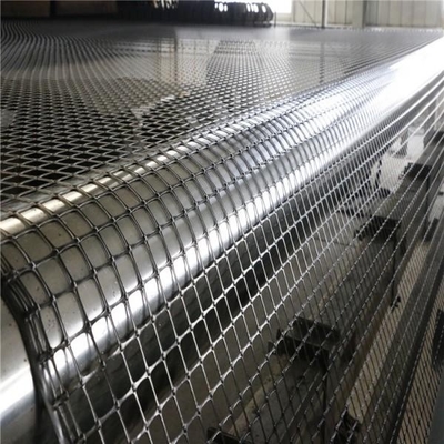 Полиэстер Geogrid подкрепления наклона почвы сетки Geogrid базального обваловки пластиковый