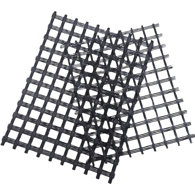 Крена Geogrid сетки стеклоткани алкалиа углерода триаксиальное устойчивого двухосное