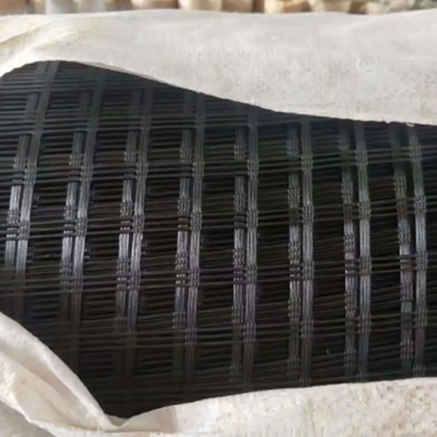 Гибкая сетка Geogrid полиэфирного пластика для подкрепления слоя асфальта дороги