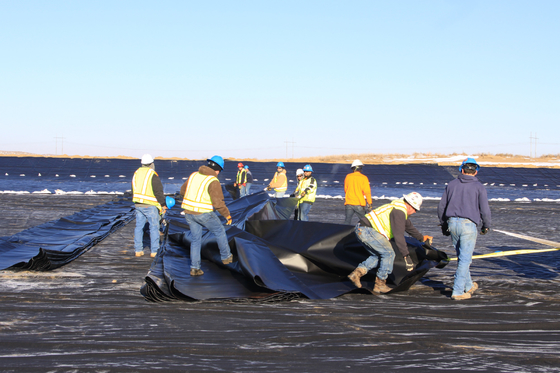 Подземный водоустойчивый вкладыш Geomembrane 4mm места захоронения отходов HDPE