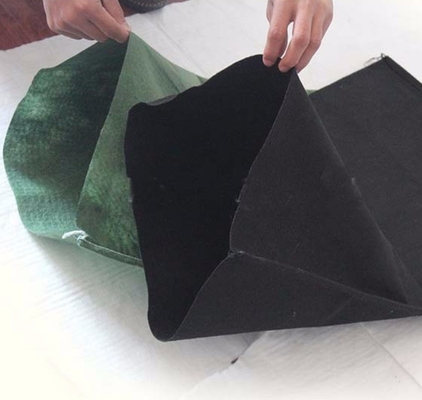 Не токсическая чернота зеленого цвета 200g-1400g Geobag Geotextile PP не сплетенная