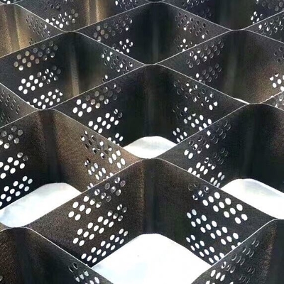 Черный HDPE Geocell гравия строительства дорог пандуса стабилизировал